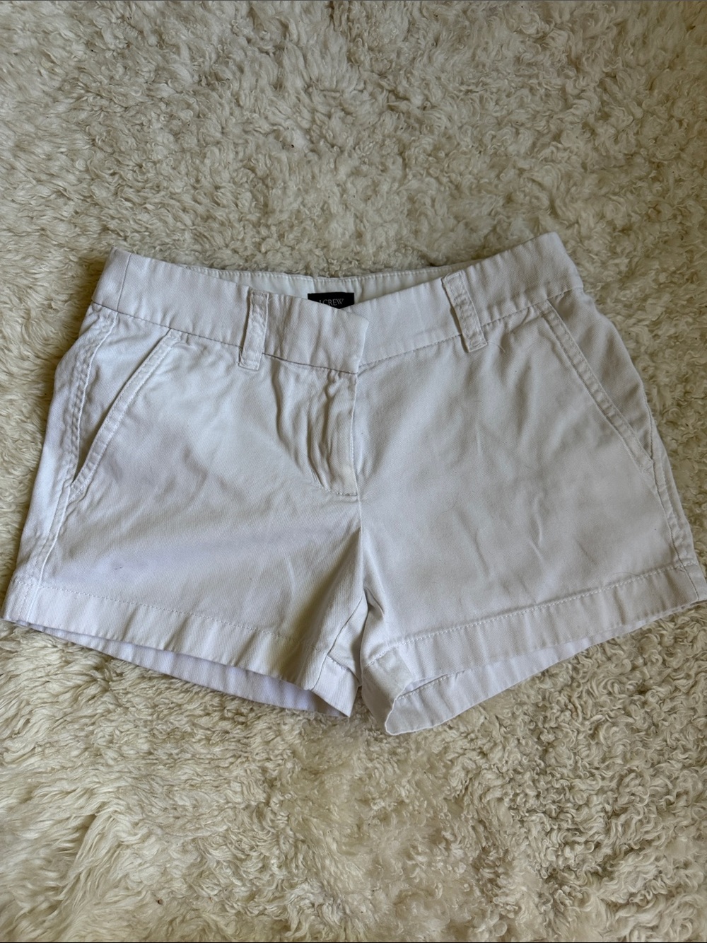 J.Crew Women's White Chino Shorts